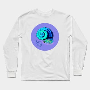 Fish Shell Art Long Sleeve T-Shirt